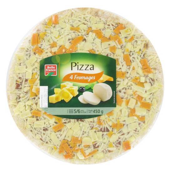 Pizza ronde 4 fromages bf film 450 g
