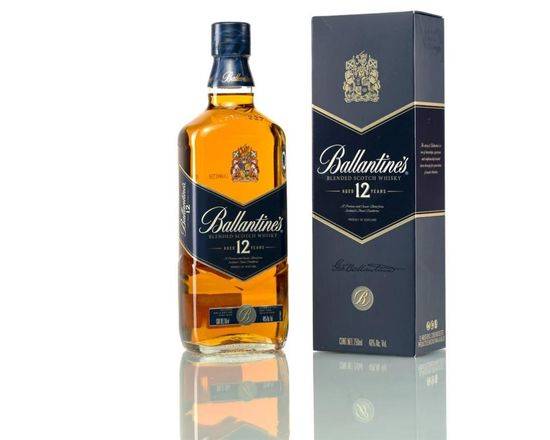 WHISKY BALLANTINES 12 AÑOS 750 ML