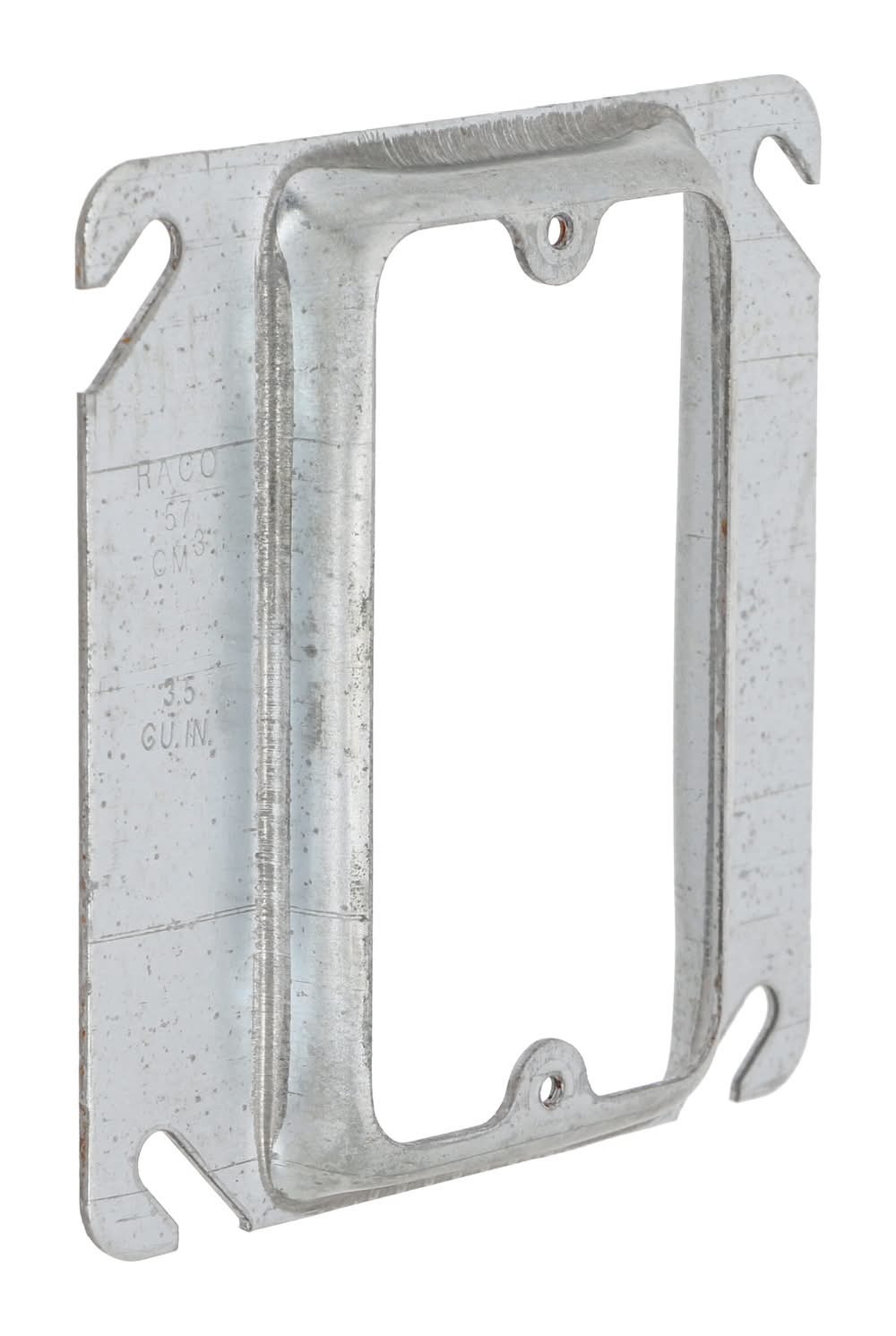 Hubbell 1 -Gang Square Gray Metal Electrical Box Cover