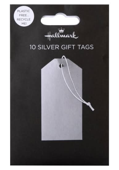 Hallmark Silver, Christmas Gift Tags (10 pack)