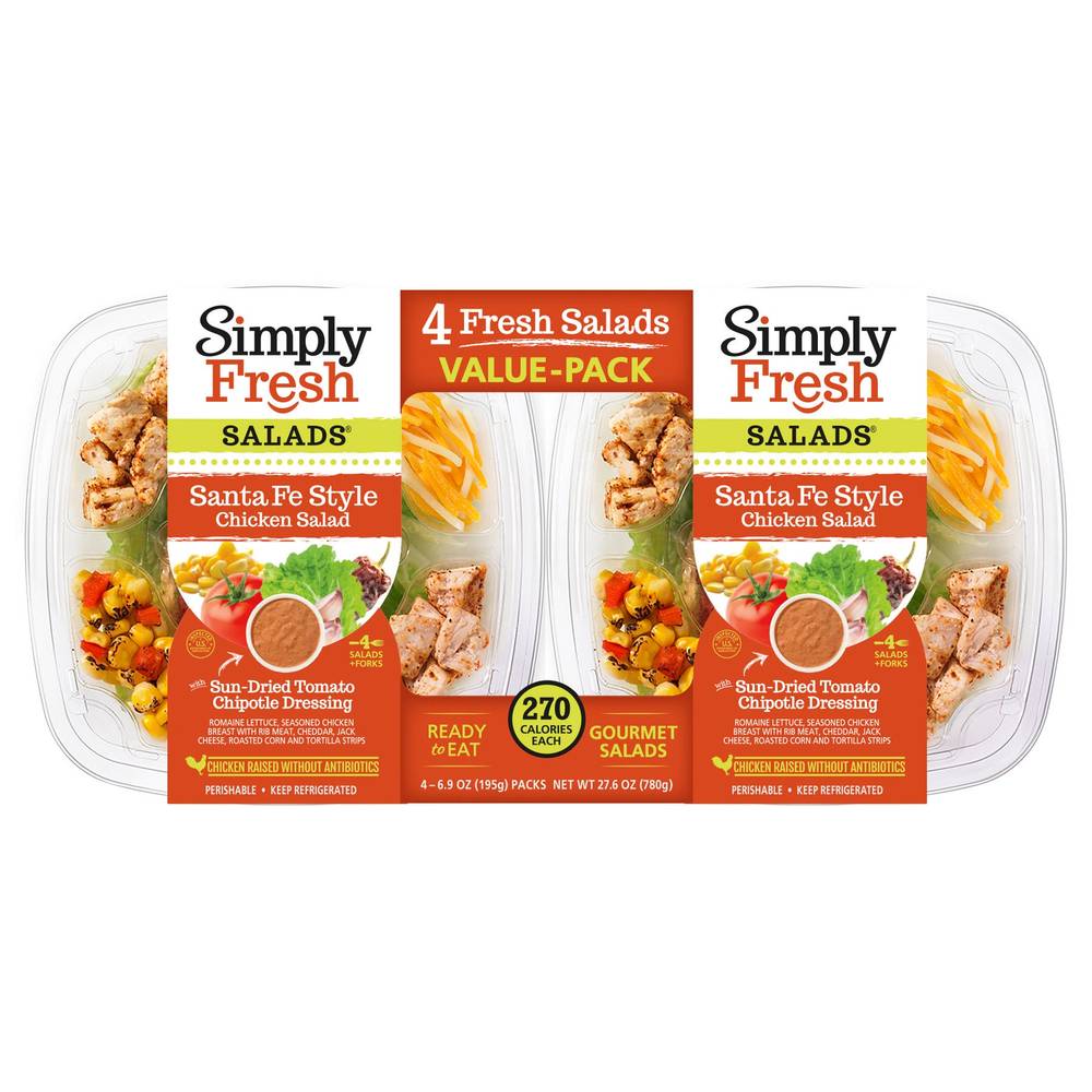 Simply Fresh Santa Fe Style Chicken Salad (27.6 oz, 4 ct)