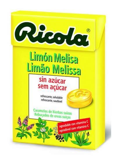 Limão e Melisa sem Áçucar Ricola emb. 50 g