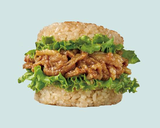 壽喜燒牛米堡 Rice Burger with Sukiyaki Beef