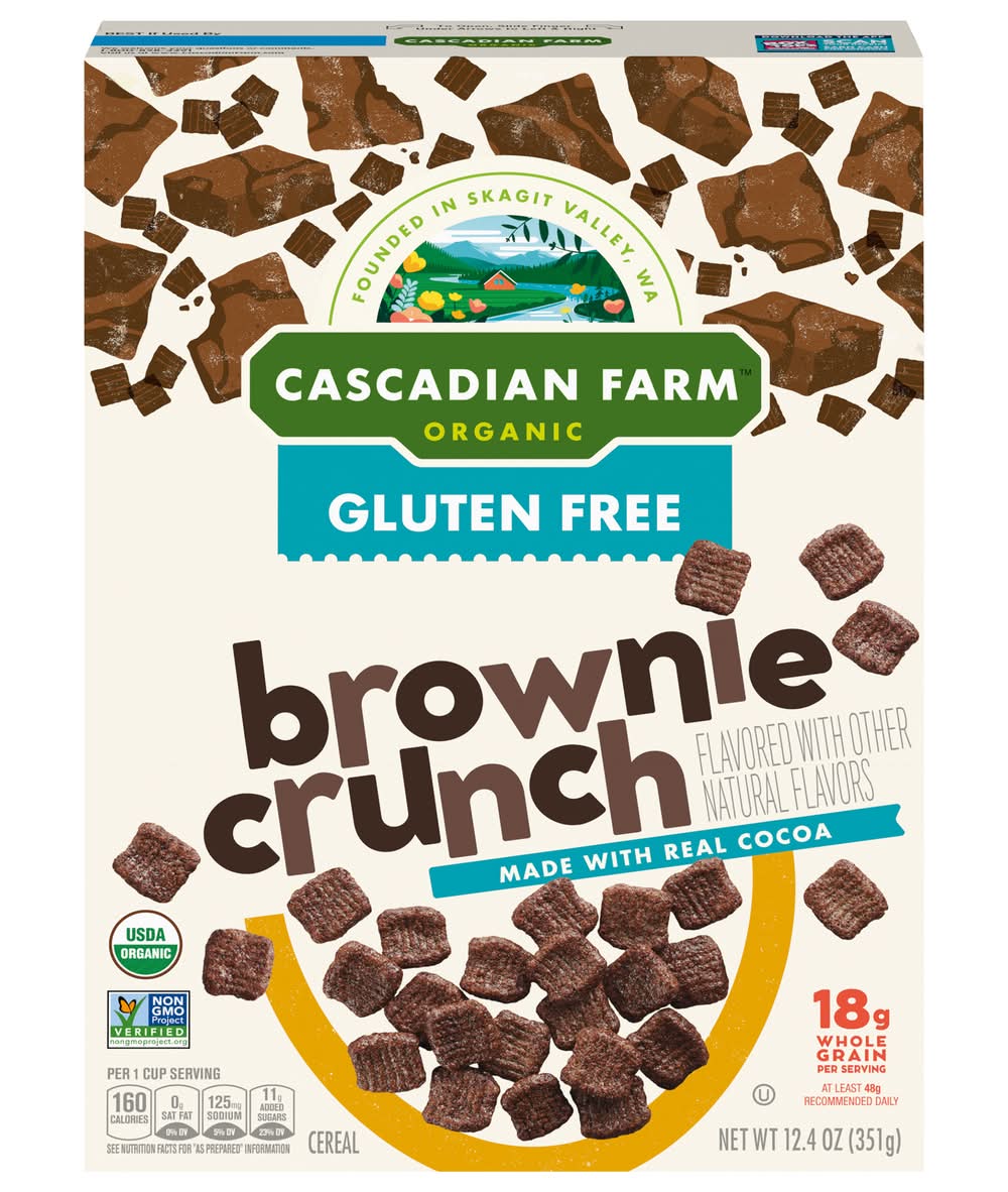 Cascadian Farm Organic Cereal, Brownie Crunch (12.4 oz)