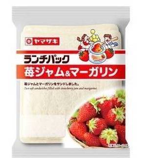 ランチパック苺ジャム＆マーガリン:4903110081333