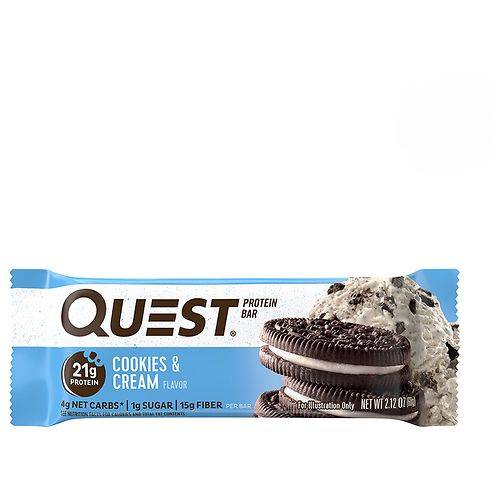 QuestBar Protein Bar Cookies & Cream - 2.12 oz