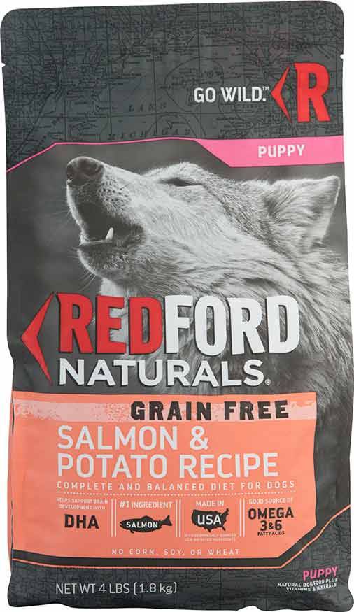 Redford Naturals Grain Free Puppy Salmon & Potato Recipe Dog Food (4 lbs)