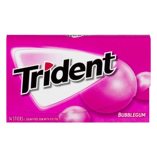 Trident gum bubblegum - 14 sticks