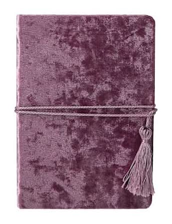 Velvet Wrap Journal Purple