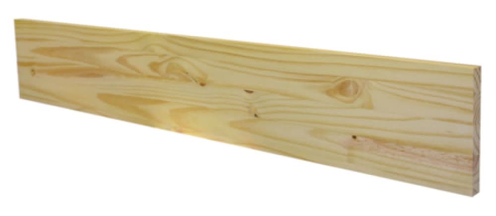 ReliaBilt 48-in x 7.5-in x 0.75-in Unfinished Pine Wood Stair Riser