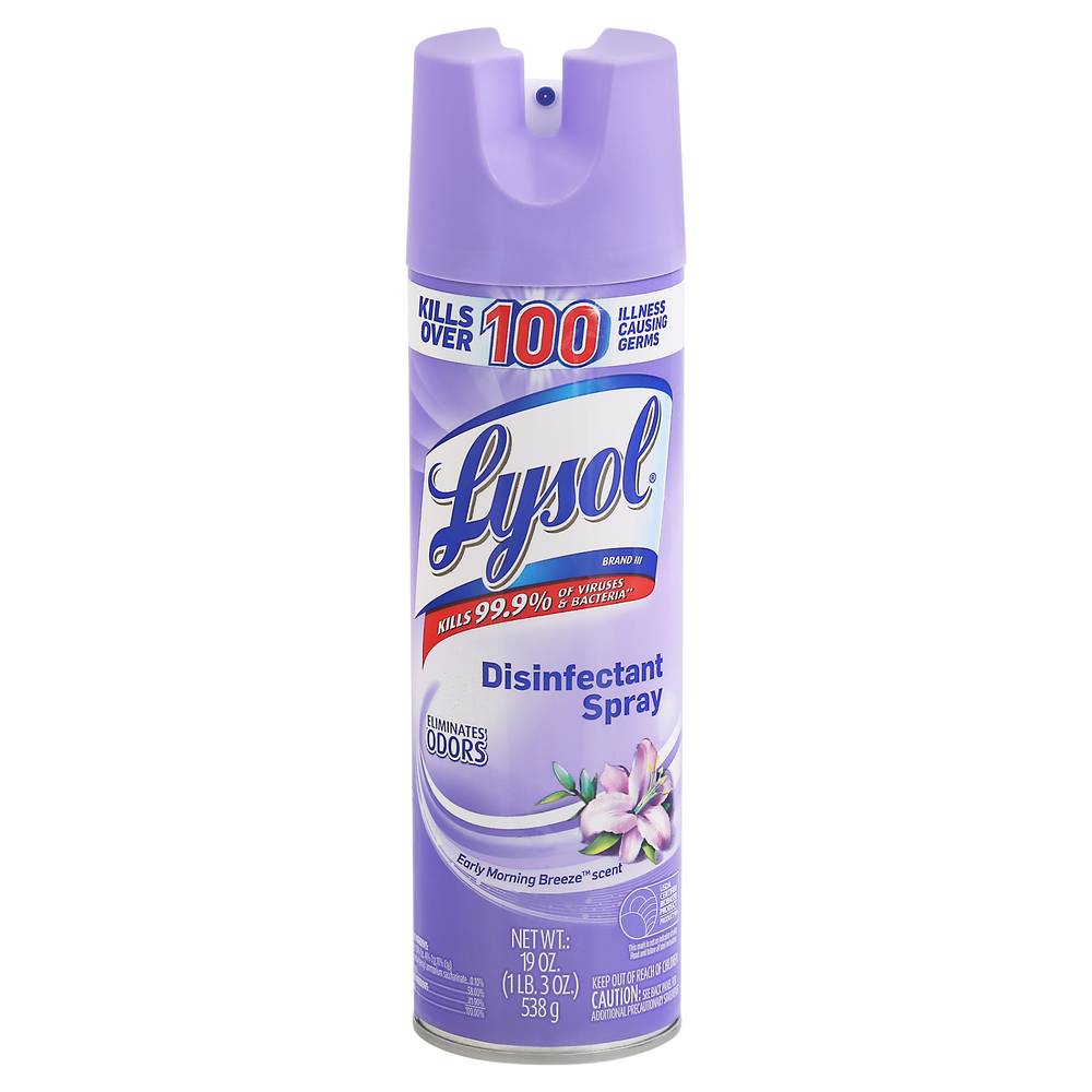 Lysol Early Morning Breeze Scent Disinfectant Spray (19 oz)