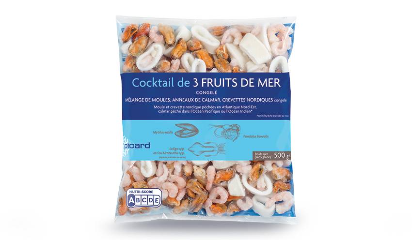 Cocktail de 3 fruits de mer