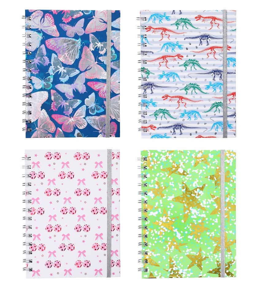 Spiral Ruled Notebook, Assorted Covers, 1-ct.