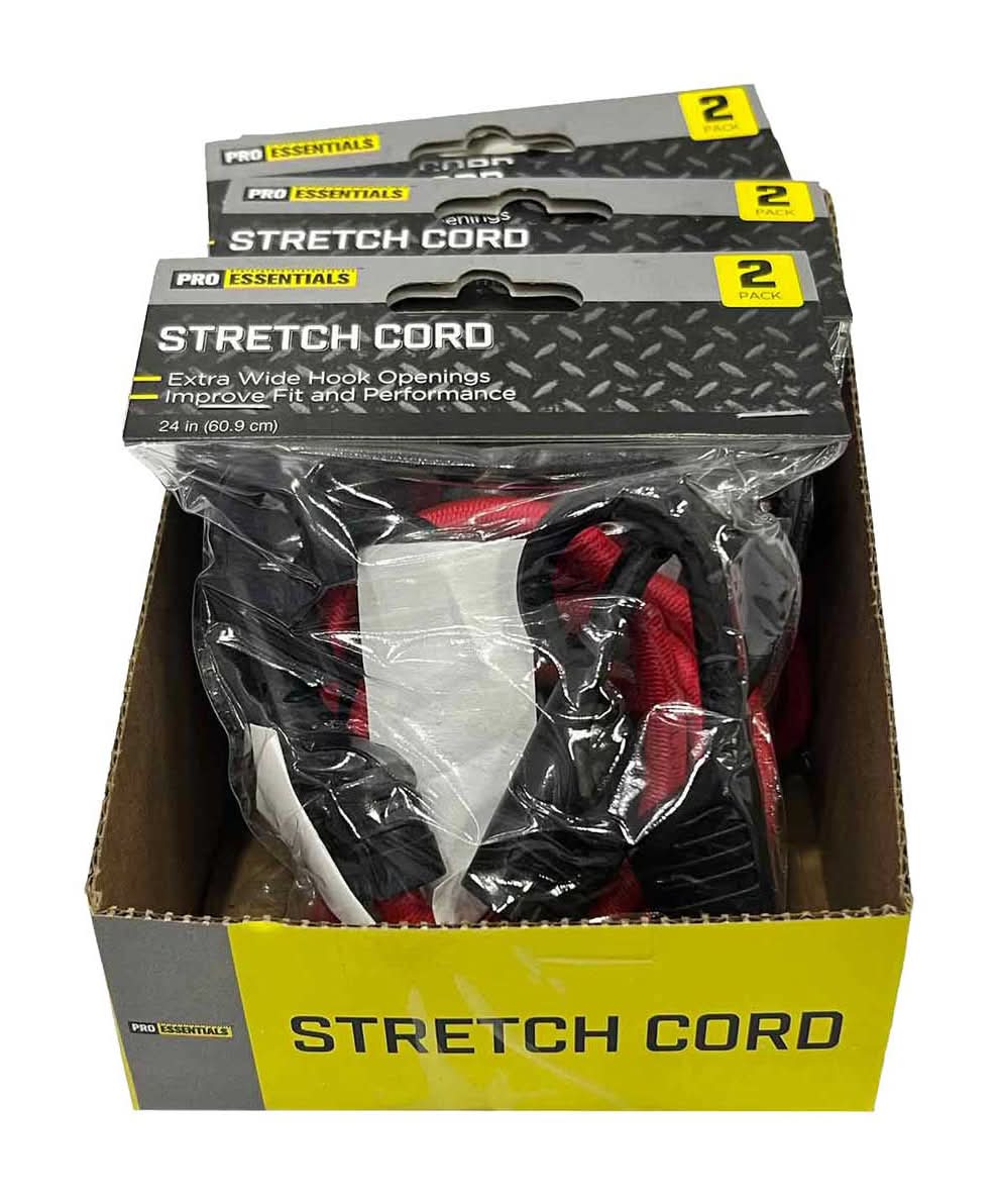 Pro Essentials Stretch Cord 24 In 2 Pk
