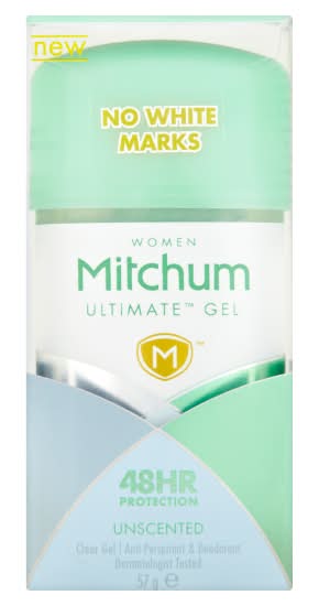 Mitchum Women, Ultimate 48hr Protection Unscented Clear Gel Anti-Perspirant & Deodorant (57g)