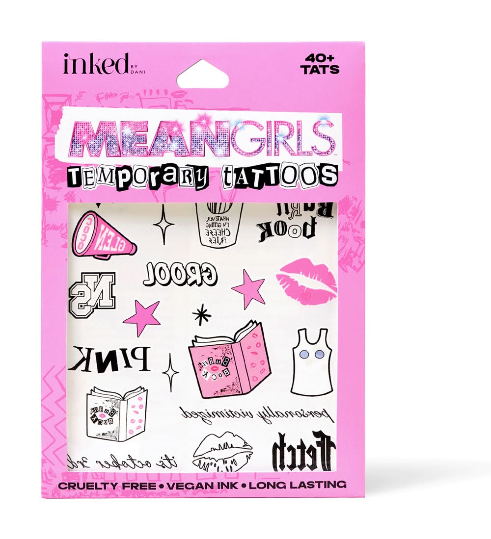 INKED by Dani Mean Girls Plastics Temporary Tattoos