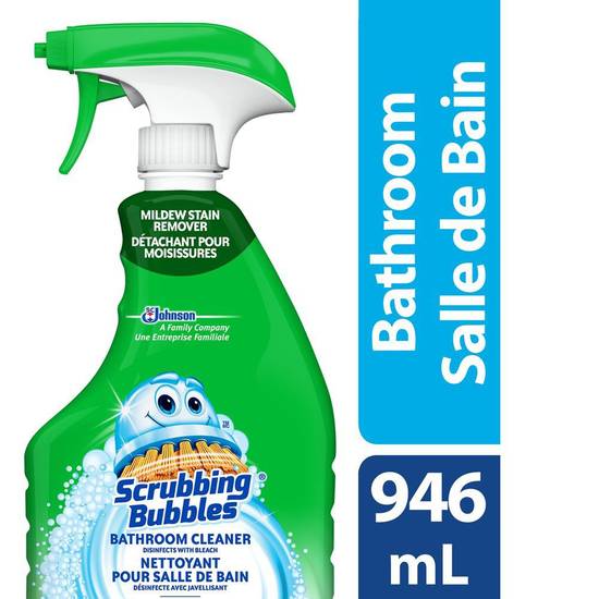 Scrubbing Bubbles Bathroom Cleaner Mildew Stain Remover With Bleach (950 ml)