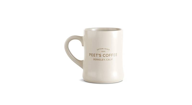 Peet's Cream Diner Mug 14oz