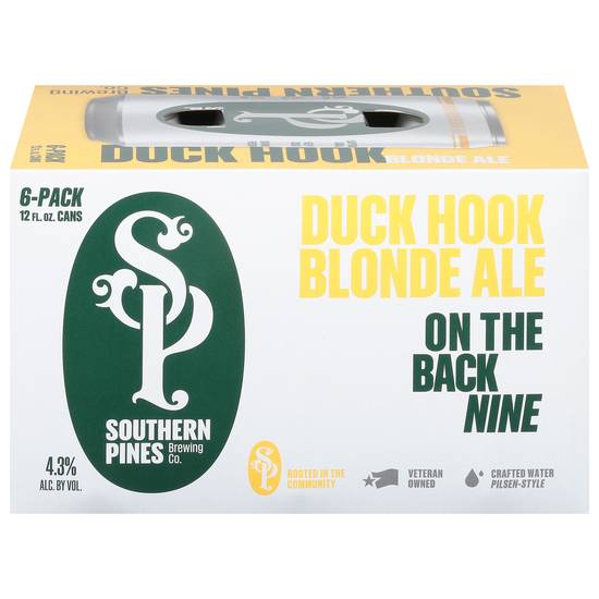 Southern Pines Blonde Ale Duck Hook Beer (6 pack, 12 fl oz)