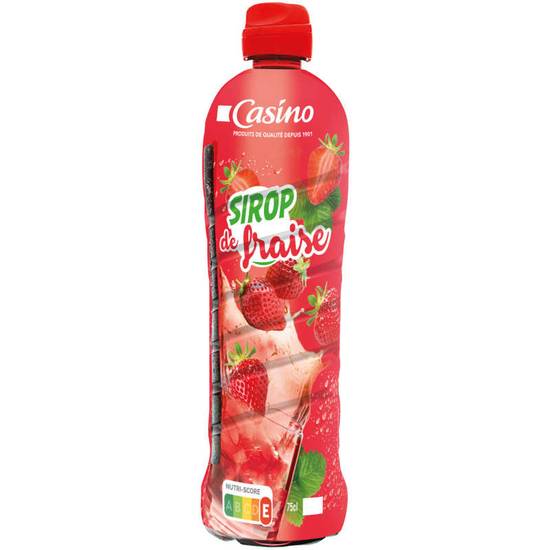 CASINO - Sirop de fraise - 75cl
