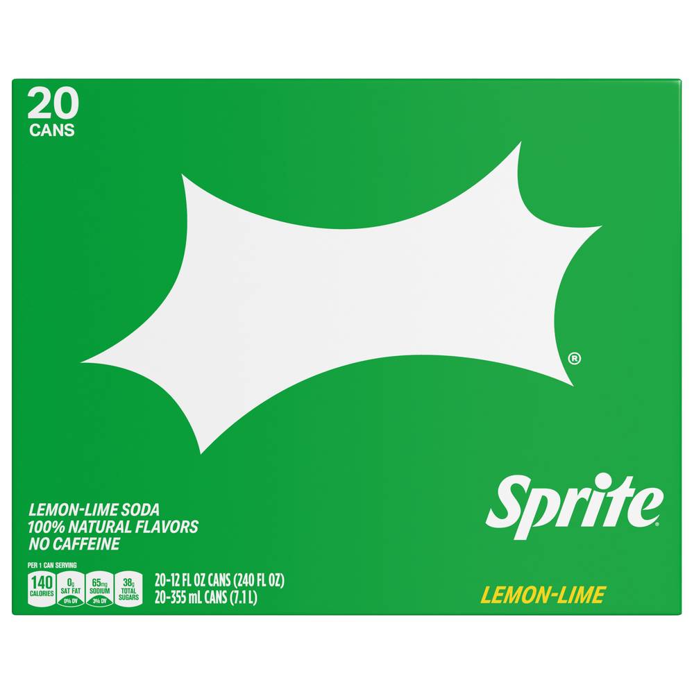 Sprite Lemon Lime Soda (20 x 12 fl oz)