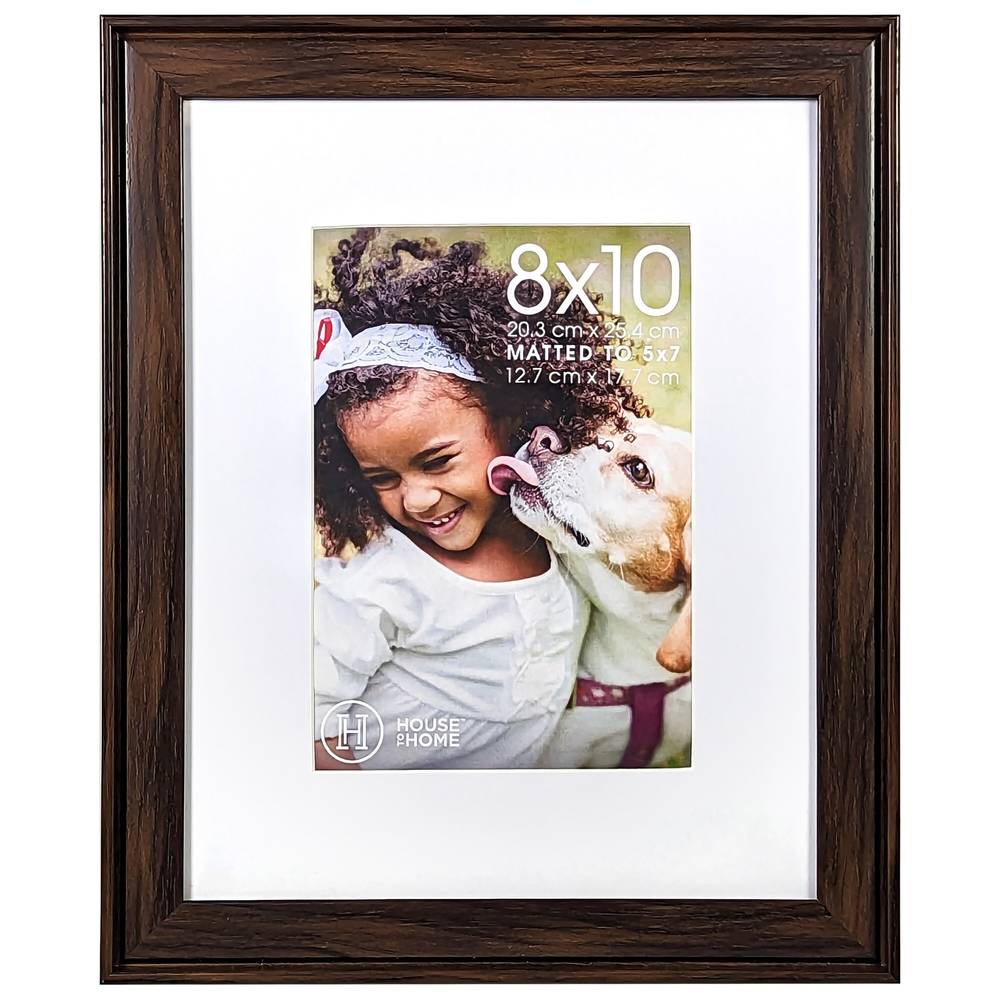 House To Home Harbortown Carrie Walnut Picture Frame, 8X10