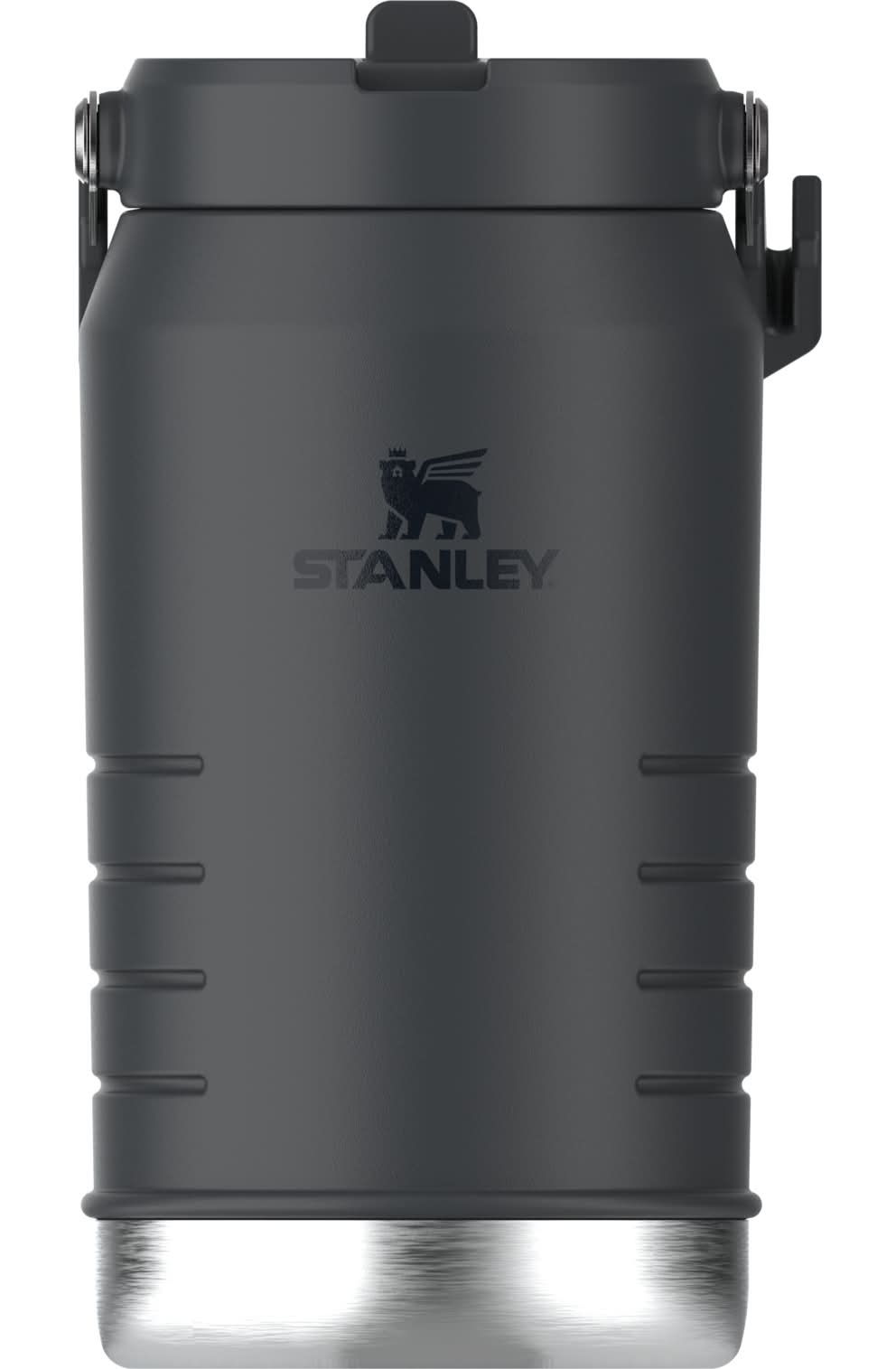 Stanley Iceflow Flip Straw Jug 64 -fl oz Stainless steel Insulated Water bottle - Black 2.0