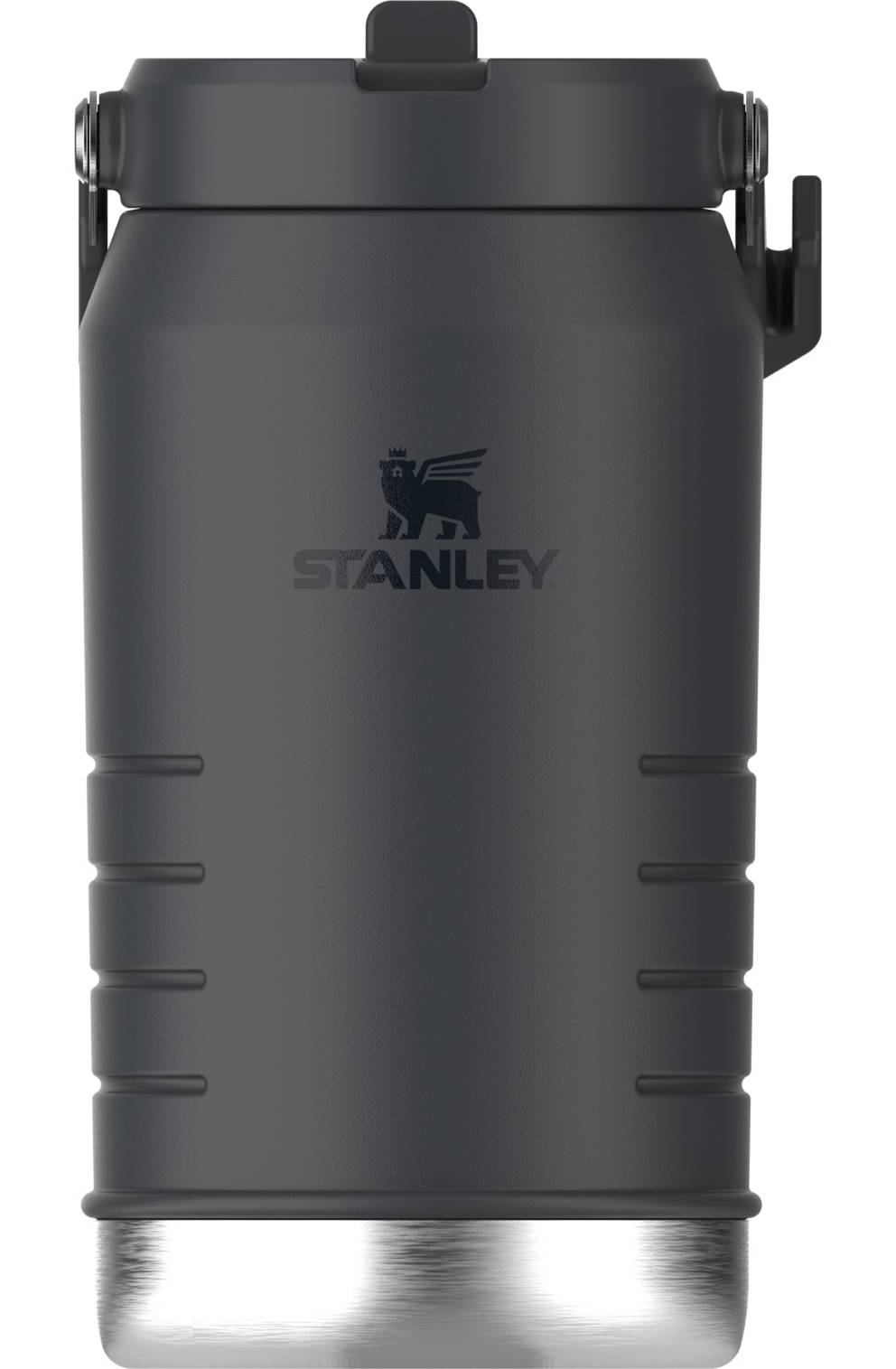Stanley Iceflow Flip Straw Jug 64 -fl oz Stainless steel Insulated Water bottle - Black 2.0 | 10-13085-046