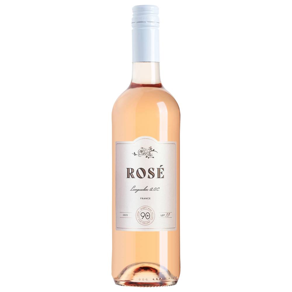 90+ Cellars Languedoc France Rose Wine, 2020 (750 ml)