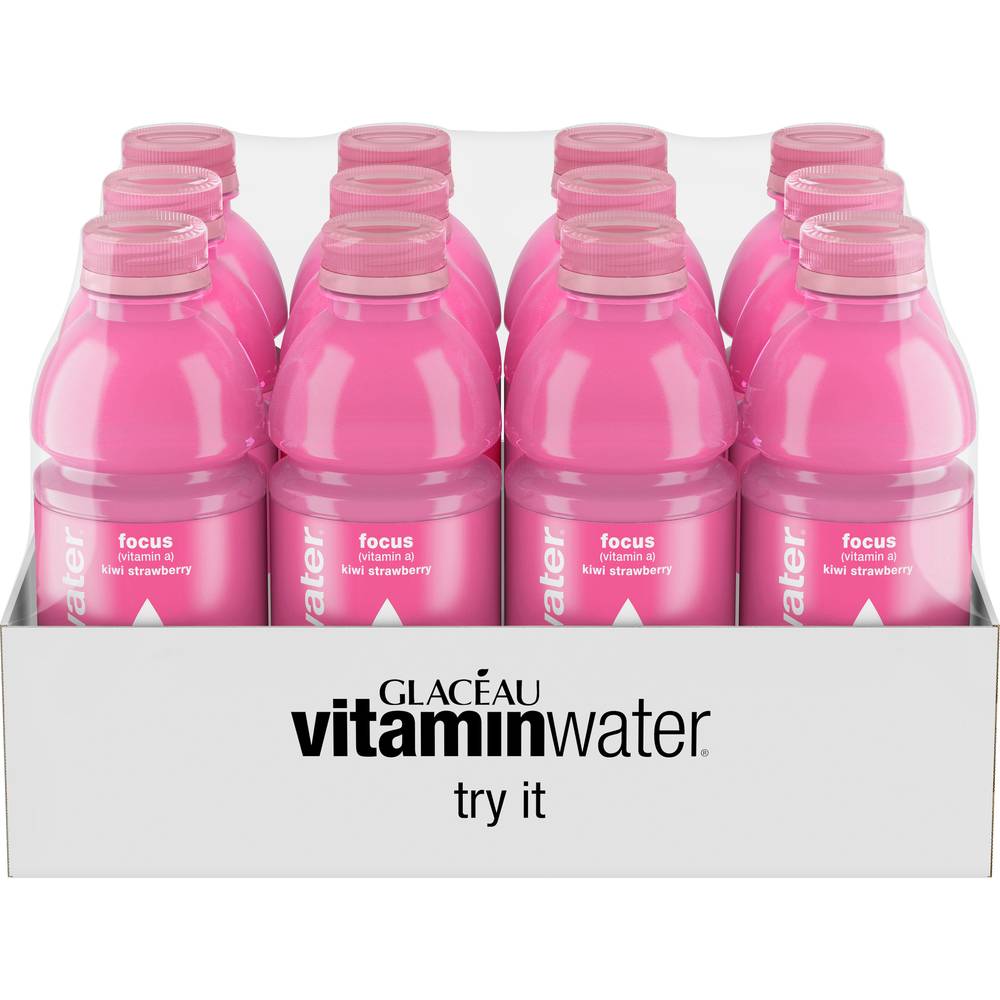 Glacéau Vitaminwater Focus Kiwi Strawberry Drink (591 ml)