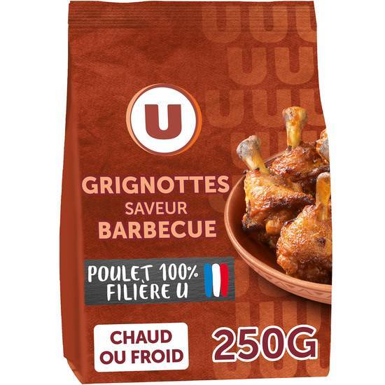Les Produits U - Grignotte de poulet rôtie (barbecue)