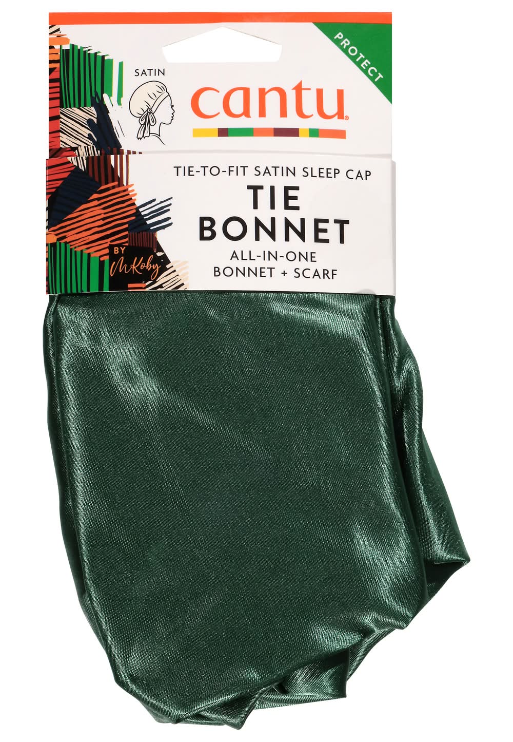 Cantu Satin Tie Bonnet, OS
