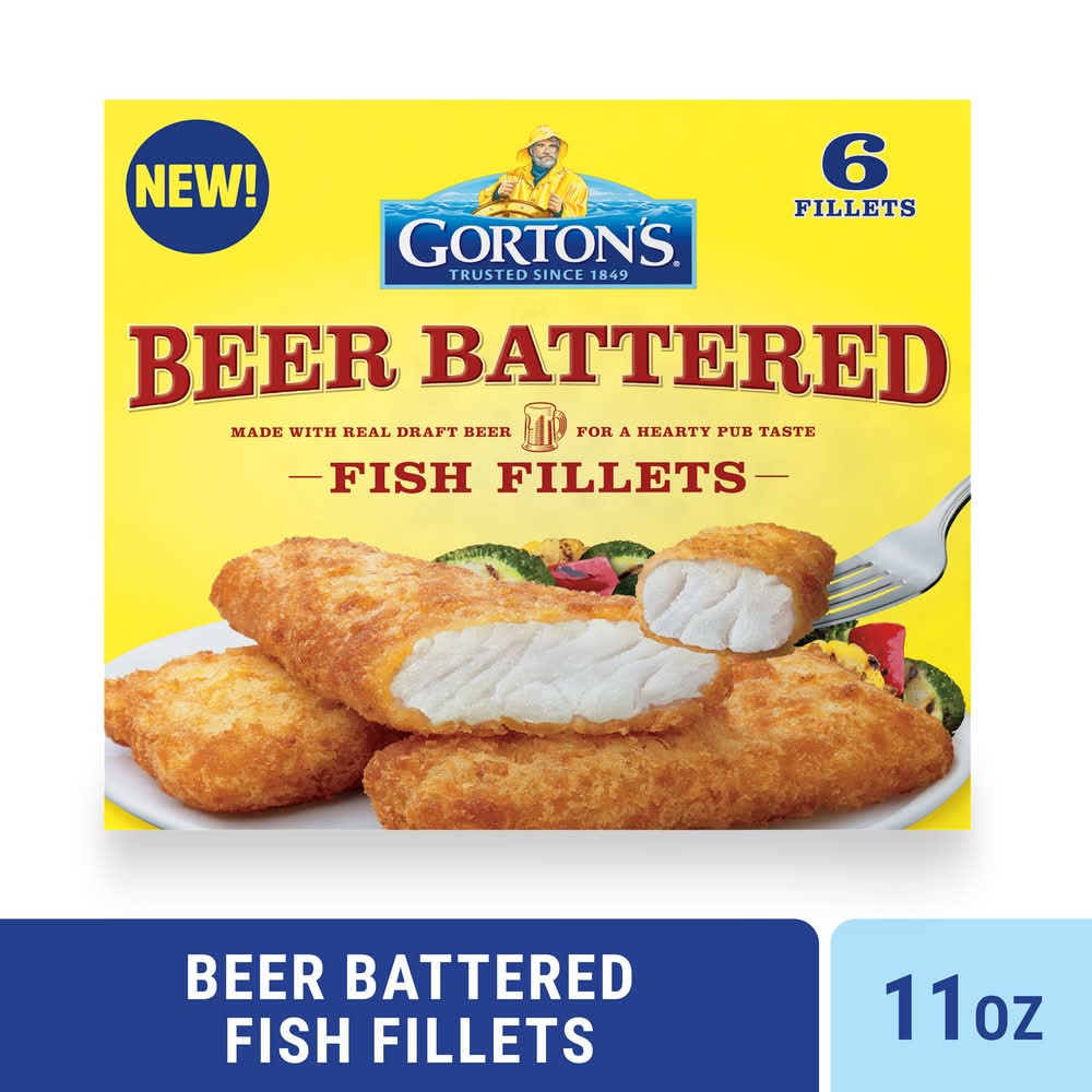Gorton's Beer Battered Fish Fillets (11 oz, 6 ct)