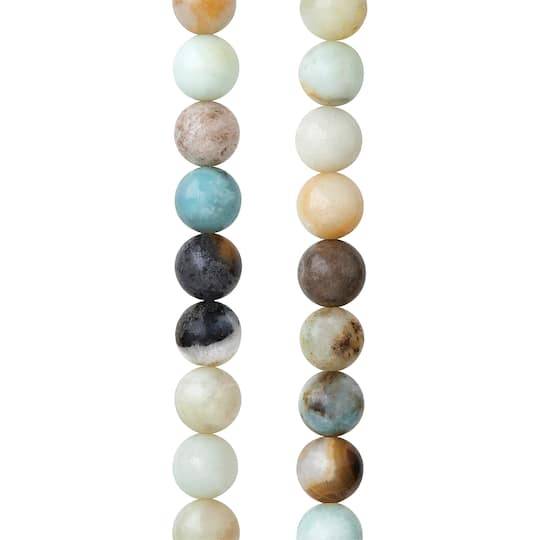 Perles Rondes D’Amazonite, 8Mm De Bead Landing