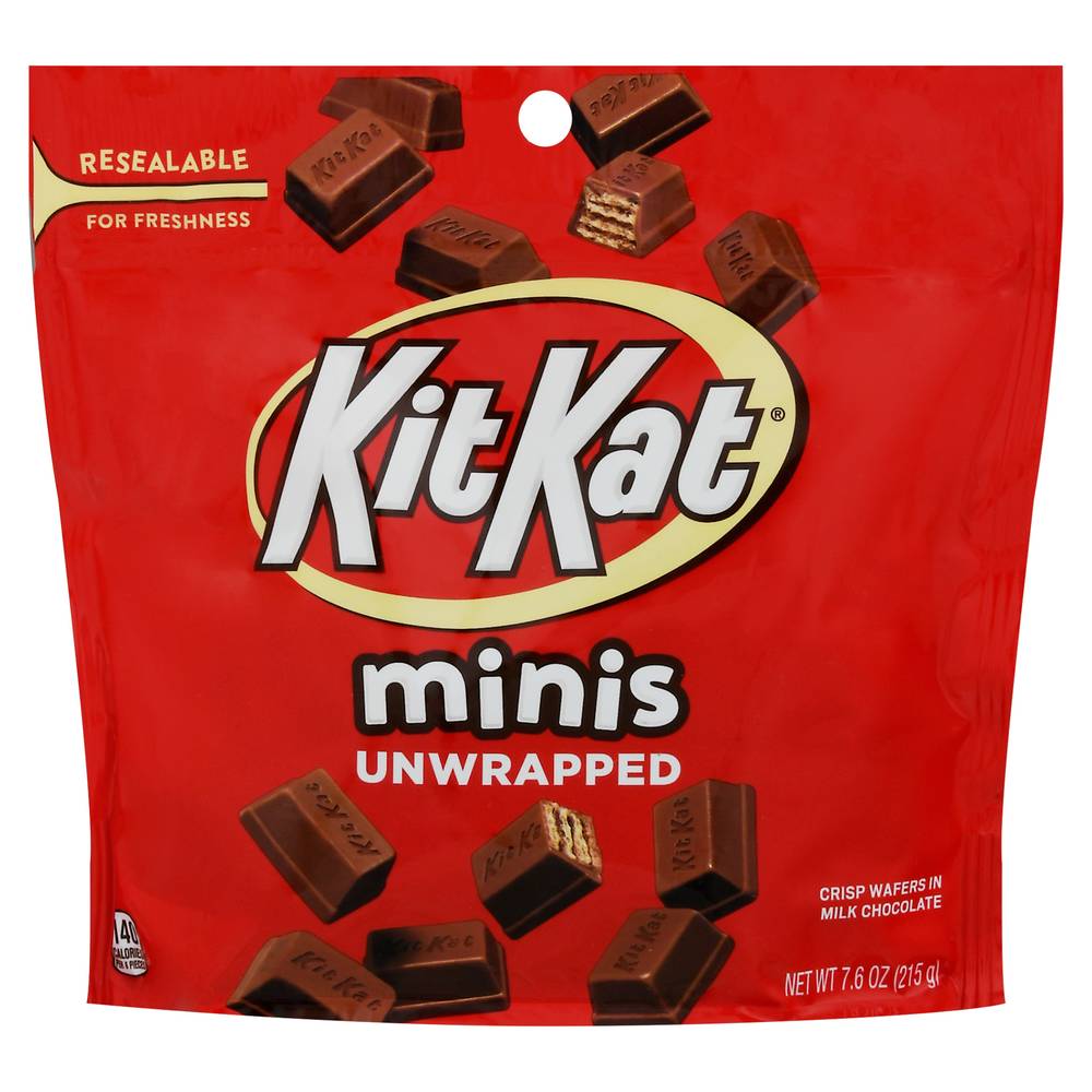 Kit Kat Unwrapped Minis Crisp Wafers Milk Chocolate