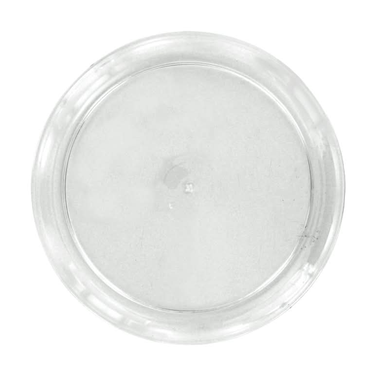 Caterer's Corner Disposable Plastic Plates, Clear (8 ct)