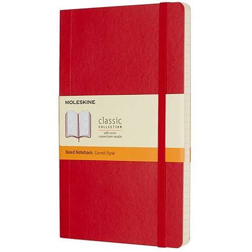 Moleskine · Libreta large raya, 13x21 cm