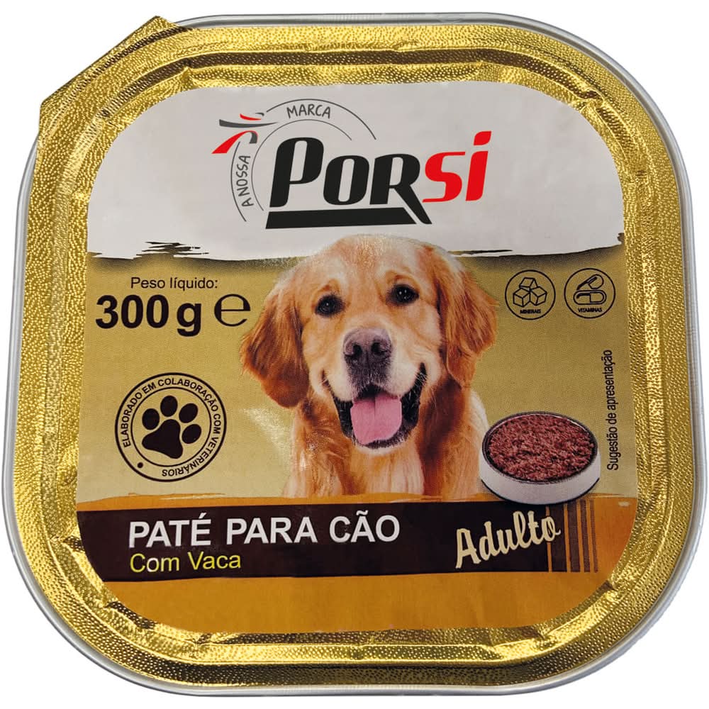 PorSi - Comida húmida para cão, embalagem de 300g