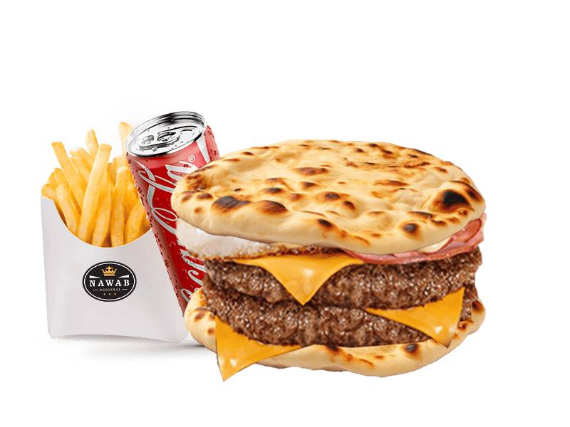 Menu naan burger master