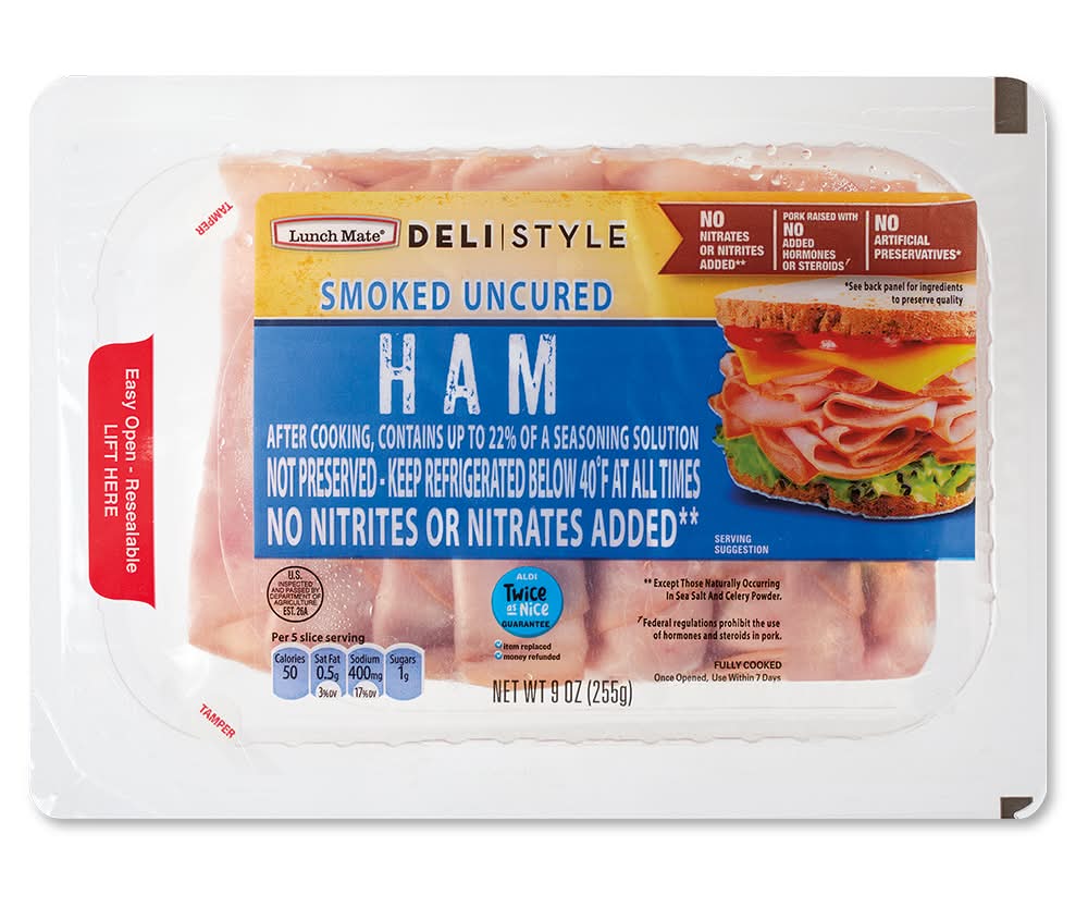 Lunch Mate Deli Style Smoked Uncured Ham (9 oz)