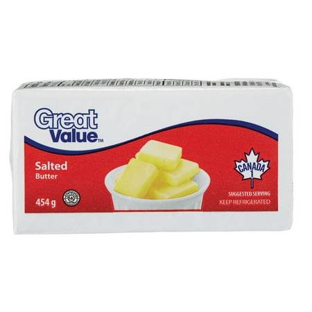Great Value Salted Butter (454 g)