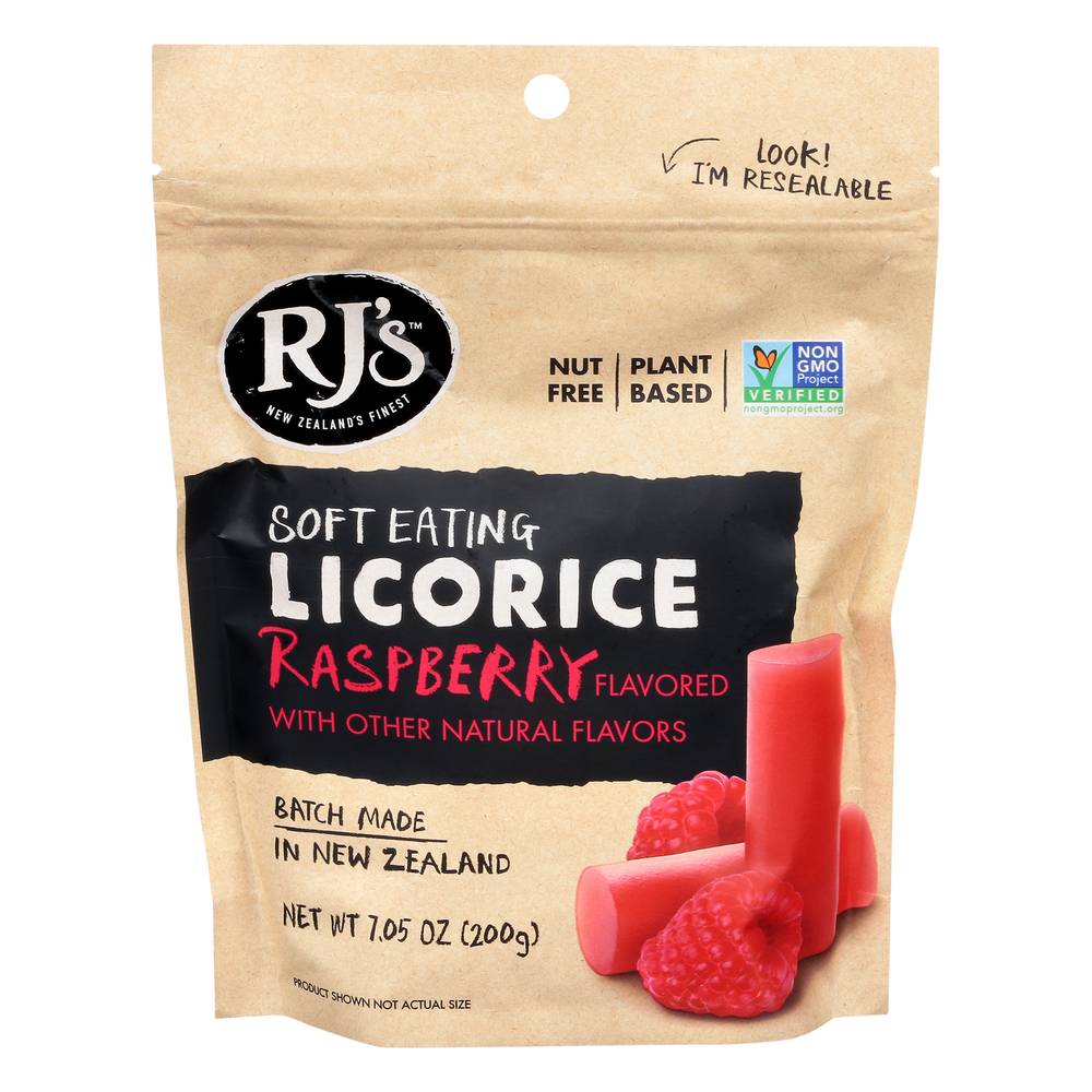 Rj's Soft Eating Licorice Raspberry Flavored (7.05 oz)