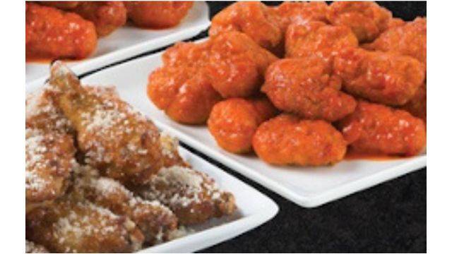 Mix and Match Flavors Boneless Wings