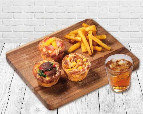 熔岩披薩馬芬獨享餐 B Lava Pizza Muffin Meal B