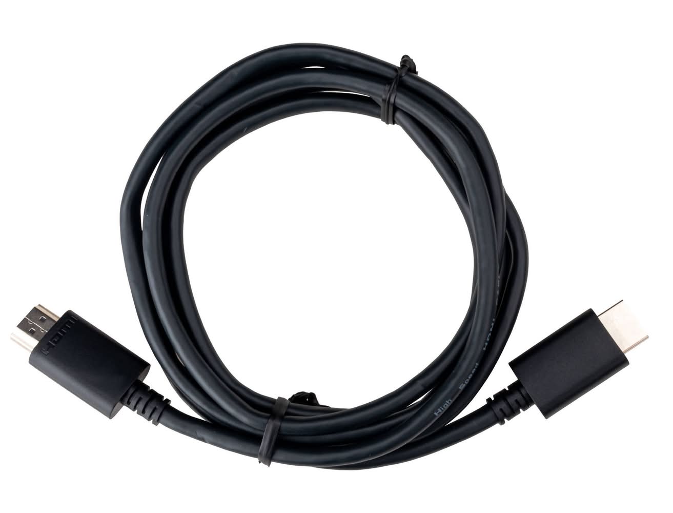 Dealworthy Hdmi High Speed Cable With Ethernet Cable, 6 ft, Black