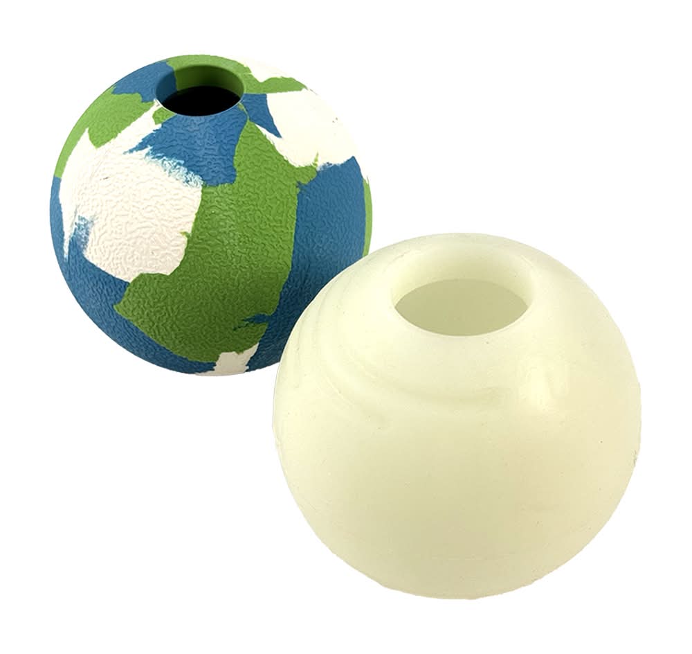 Fetch Your Own Adventure Earth & Moon Ball Dog Toys, 2-Pack (Medium)
