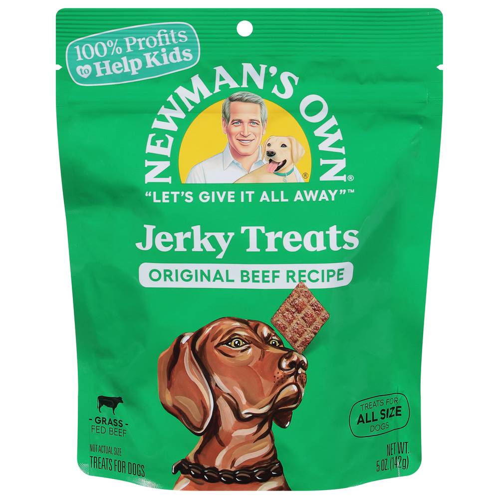 Newman's Own Original Beef Recipe Jerky Treats For Dogs (5 oz)