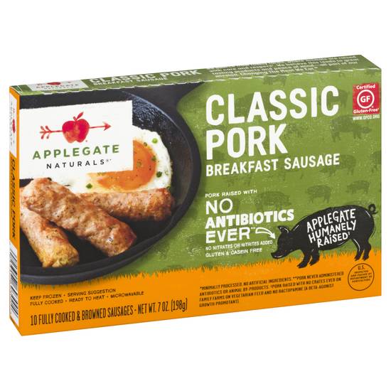 Applegate Naturals Classic Pork Breakfast Sausage (10 ct)