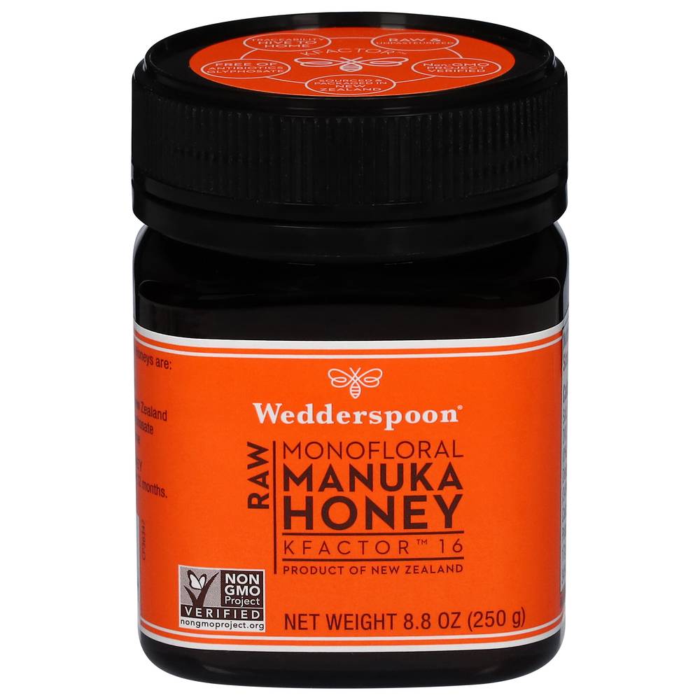 Wedderspoon Raw Monofloral Manuka Honey (8.8 oz)