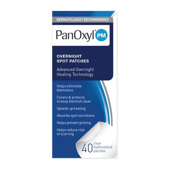 PanOxyl Overnight Spot Patches Advanced Overnight Healing Technology (40 ct)